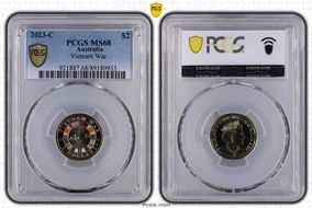 2023-C $2 Vietnam War Colorized MS68