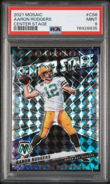 : 2021 Panini Mosaic #289 Aaron Rodgers Green Bay