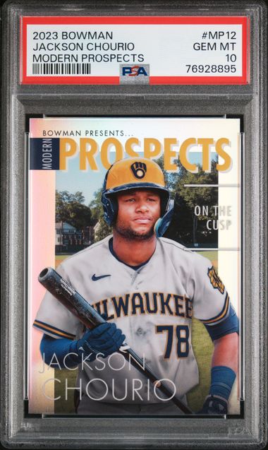 Sold at Auction: 2023 Bowman Modern Prospects Druw Jones RC