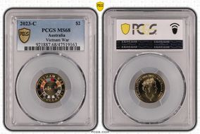 2023-C $2 Vietnam War Colorized MS68