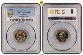 2023-C $2 Vietnam War Colorized MS68