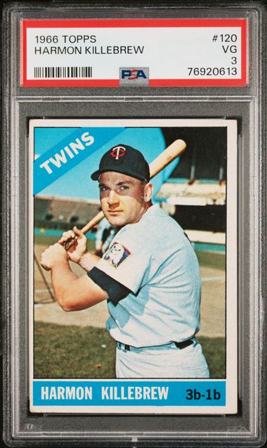 1966 Topps #120 Harmon Killebrew - PSA GOOD 2 on Goldin Auctions