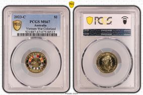 2023-C $2 Vietnam War Colorized MS67