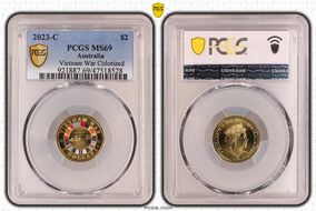 2023-C $2 Vietnam War Colorized MS69