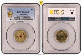 2015 $2 Remembrance Day Colorized In Flanders Fields MS65