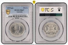 1957(m) Florin PR67