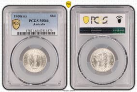 1960(m) Shil KM-59 Ag MS66