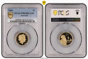 2003 $2 PR69DCAM