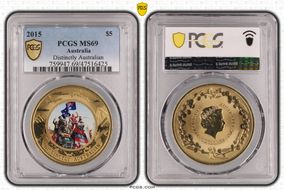 2015 $5 Distinctly Australian MS69