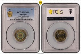 2017 $2 Lest We Forget Colorized MS66