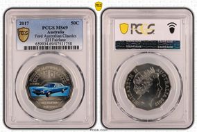 2017 50C Ford Australian Classics ZH Fairlane Colorized MS69