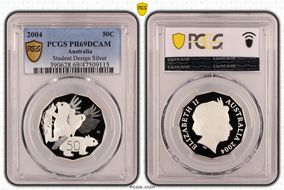 2004 50C Student Design Silver PR69DCAM