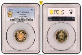 2022 $2 Honey Bee Colorized MS65