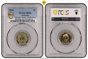 2020 $2 Olympic Team - Dedication MS66