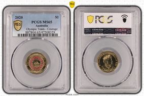 2020 $2 Olympic Team - Courage MS65