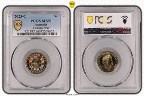 2023-C $2 Vietnam War Colorized MS68