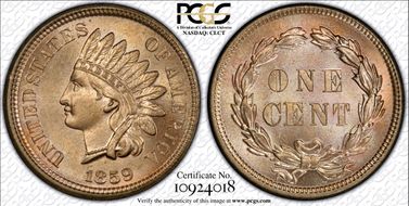 1859 1C MS66