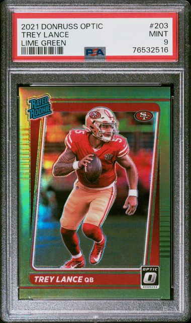 2021 Panini Gold Standard Rookie Jersey Autograph Prime #204 Trey