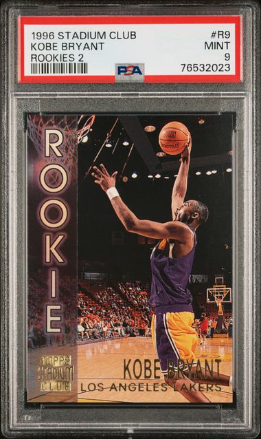 Topps stadium club store kobe bryant rookie card