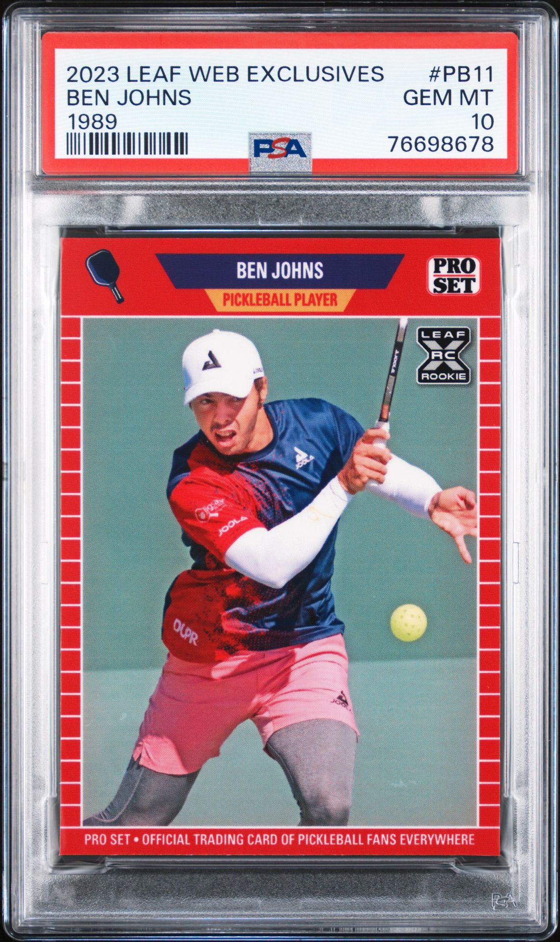 2023 Leaf LEAF WEB EXCLUSIVES 1989 #PB11 Ben Johns front