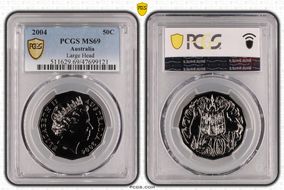 2004 50C Large Head MS69