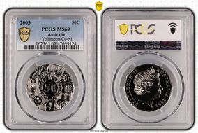 2003 50C Volunteers Cu-Ni MS69