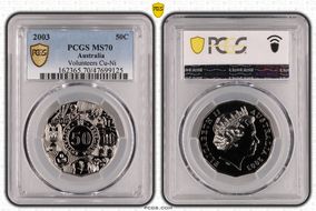 2003 50C Volunteers Cu-Ni MS70