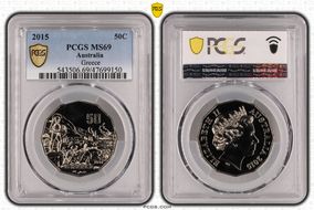 2015 50C Greece MS69