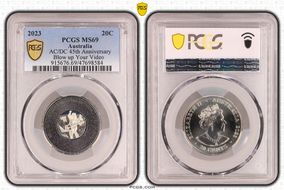 2023 20C AC/DC 45th Anniversary Blow up Your Video MS69