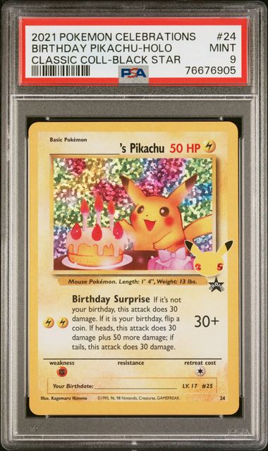 2021 Pokemon Celebrations Classic Collection Black Star Promo