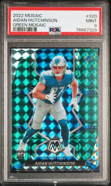 NFL Detroit Lions 2022 Panini Select Draft Picks Aidan Hutchinson