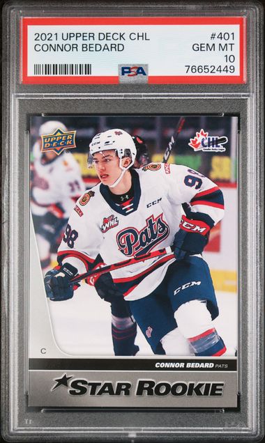 2021 Upper Deck #401 Connor Bedard front