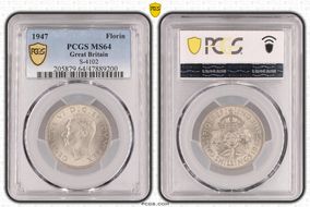 1947 Florin S-4102 MS64