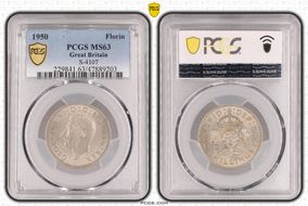 1950 Florin S-4107 MS63