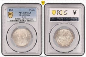 1942 Florin S-4081 MS63