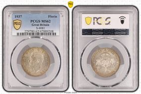 1937 Florin S-4081 MS62