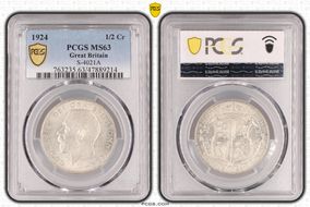1924 1/2 Cr S-4021A MS63
