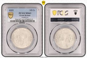 1922 1/2 Cr S-4021A MS63