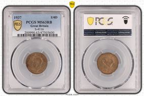 1937 1/4D S-4116 MS63RB
