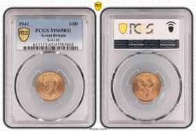 1941 1/4D S-4116 MS65RD