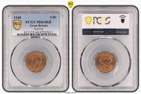 1948 1/4D S-4116 MS64RB