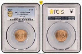 1939 1/4D S-4116 MS65RD