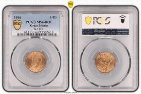 1946 1/4D S-4116 MS64RD