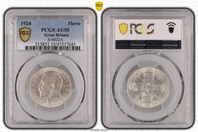 1924 Florin S-4022A AU55