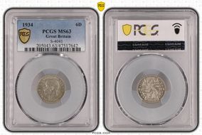 1934 6D S-4041 MS63
