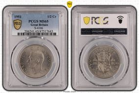 1951 1/2 Cr S-4106 MS65