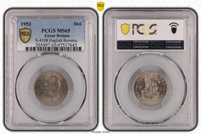 1951 Shil S-4108 English Rev MS65