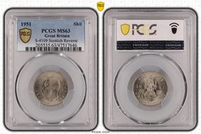 1951 Shil S-4109 Scottish Rev MS63