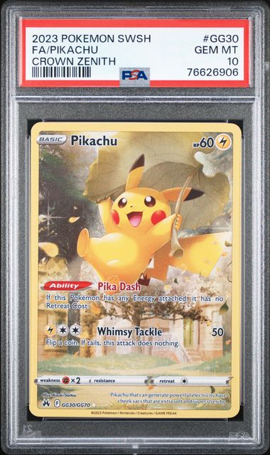 Pikachu #160 Prices, Pokemon Crown Zenith