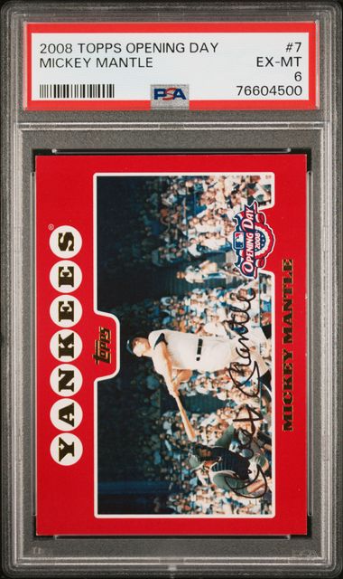 Topps Mickey Mantle front